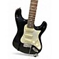 Used Silvertone St Style Black Solid Body Electric Guitar