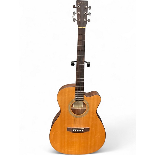Used Recording King ROM-06-CFE4 Natural Acoustic Electric Guitar