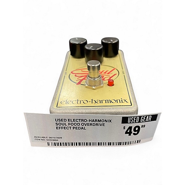 Used Electro-Harmonix Soul Food Overdrive Effect Pedal