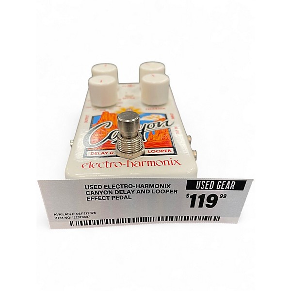 Used Electro-Harmonix Canyon Delay and Looper Effect Pedal