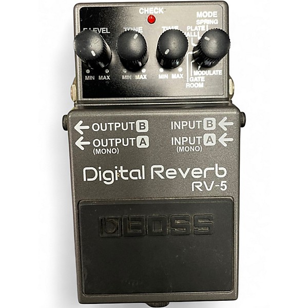 Used BOSS RV5 Digital Reverb Effect Pedal