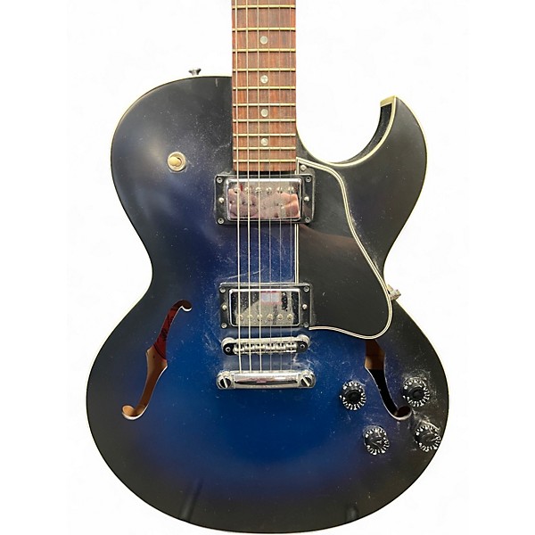 Used Gibson ES135 Blue Burst Hollow Body Electric Guitar
