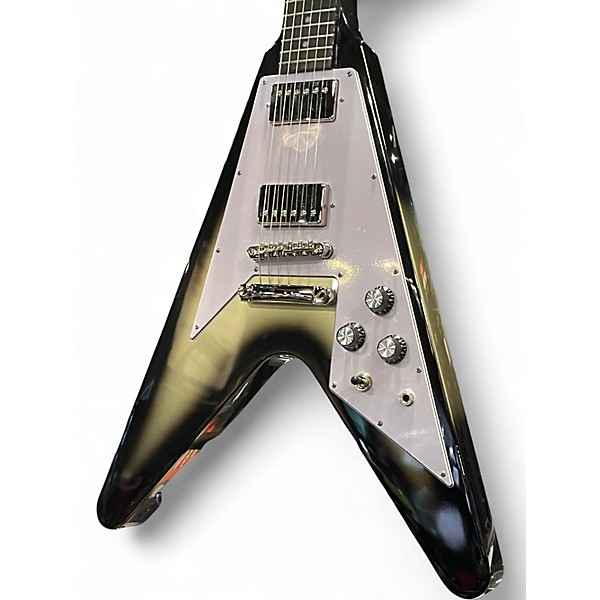 Used Epiphone FLYING V 70'S SILVER BURST Solid Body Electric Guitar