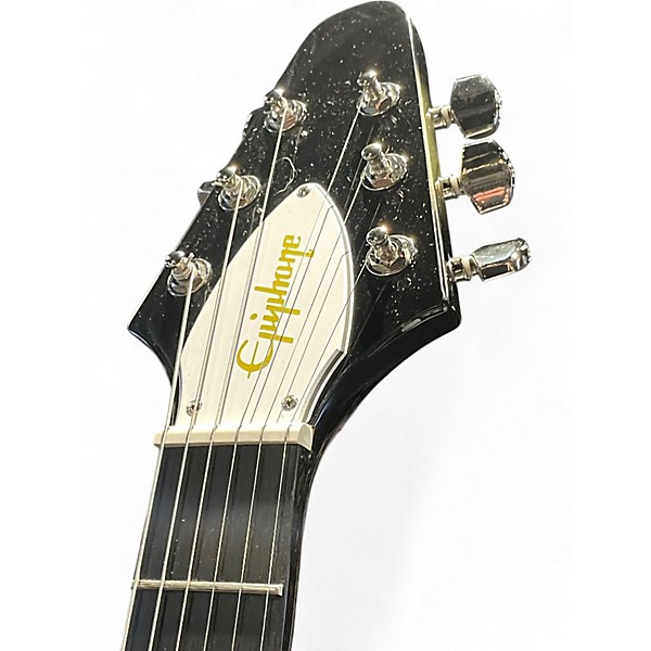 Used Epiphone FLYING V 70'S SILVER BURST Solid Body Electric Guitar