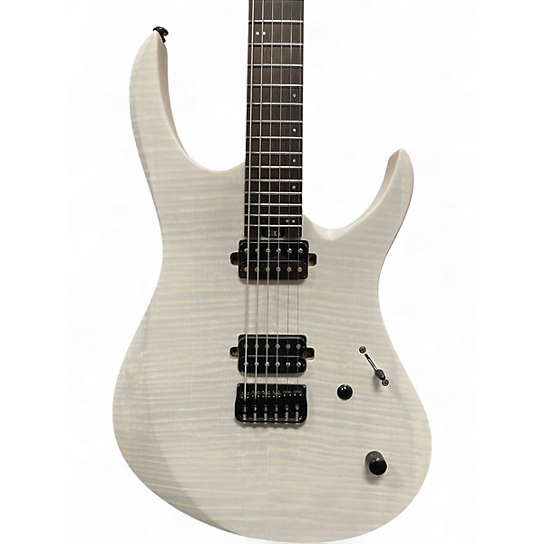 Used Balaguer DIABLO Trans White Solid Body Electric Guitar
