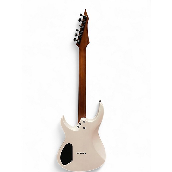 Used Balaguer DIABLO Trans White Solid Body Electric Guitar