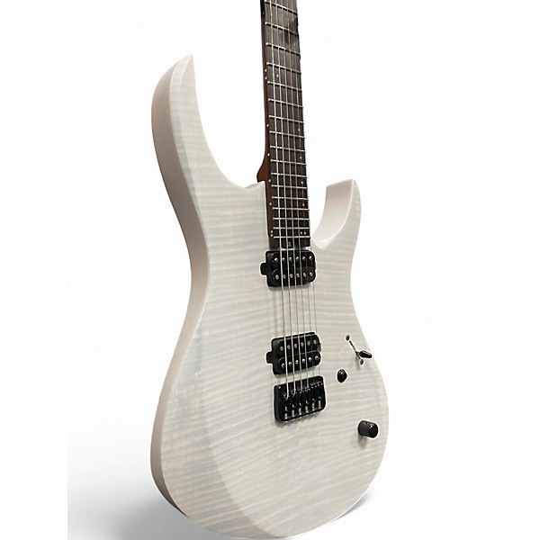 Used Balaguer DIABLO Trans White Solid Body Electric Guitar
