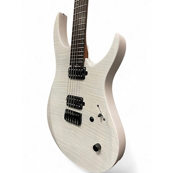 Used Balaguer DIABLO Trans White Solid Body Electric Guitar