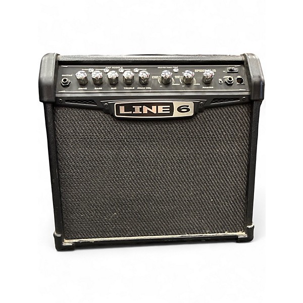 Used Line 6 Spider IV 15W 1X8 Guitar Combo Amp