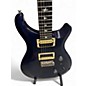 Used PRS Custom 24 Blue Solid Body Electric Guitar