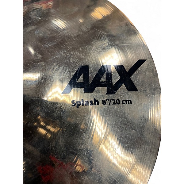 Used SABIAN 8in AAX Splash Brilliant Cymbal