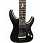 Used Schecter Guitar Research Damien Platinum Black Solid Body Electric Guitar