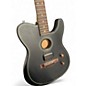 Used Fender acoustasonic standard telecaster Black Acoustic Electric Guitar thumbnail