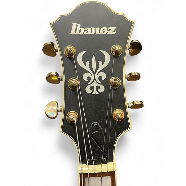 Used Ibanez AF75G Black Hollow Body Electric Guitar