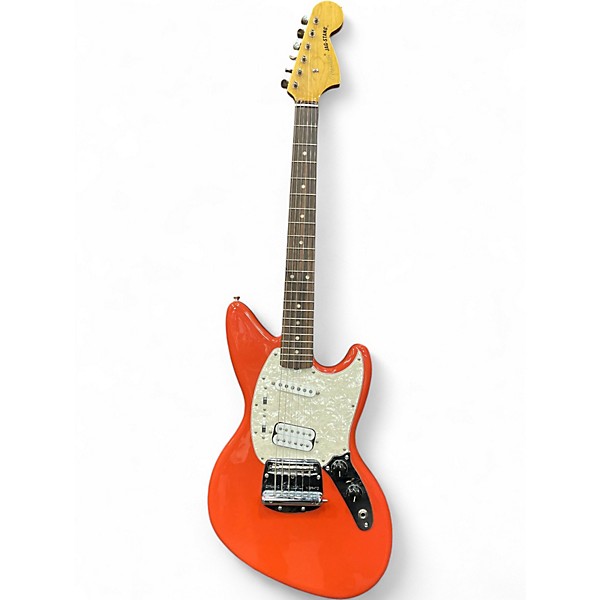 Used Fender Jagstang Dakota Red Solid Body Electric Guitar