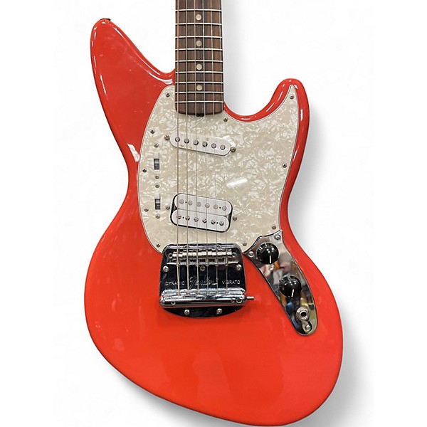 Used Fender Jagstang Dakota Red Solid Body Electric Guitar
