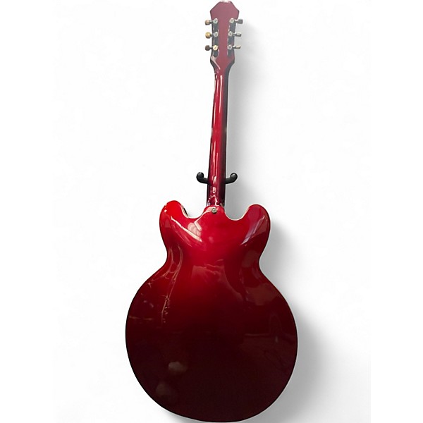 Used Epiphone Riviera Sparkling Burgundy Hollow Body Electric Guitar