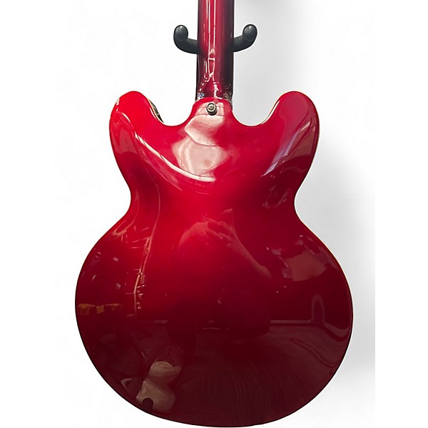 Used Epiphone Riviera Sparkling Burgundy Hollow Body Electric Guitar