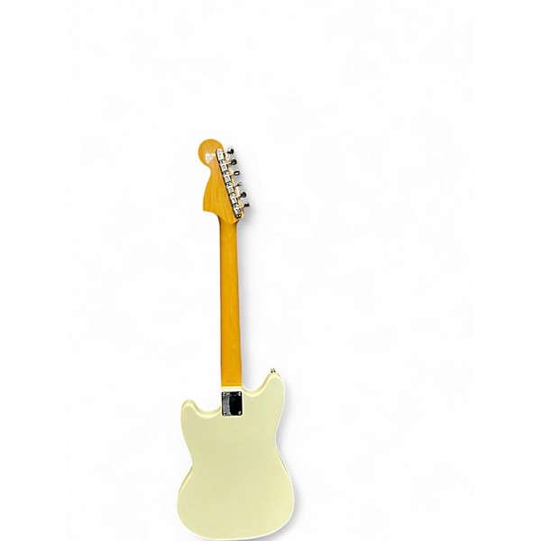 Used Fender MUSTANG Antique White Solid Body Electric Guitar