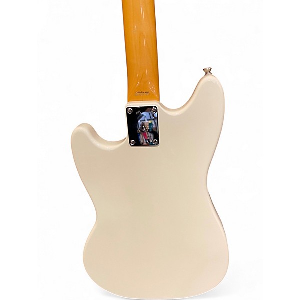 Used Fender MUSTANG Antique White Solid Body Electric Guitar