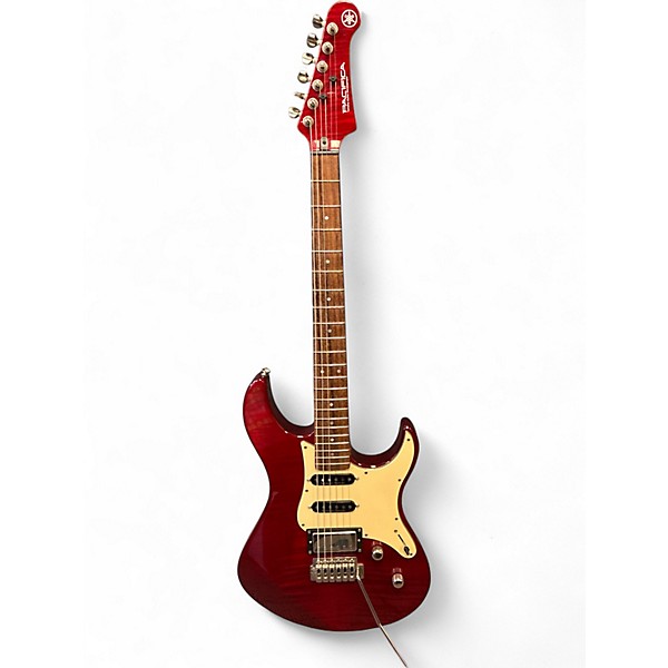 Used Yamaha PAC612VIIFM Fired Red Solid Body Electric Guitar