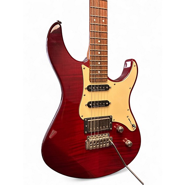 Used Yamaha PAC612VIIFM Fired Red Solid Body Electric Guitar