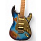 Used Paoletti Guitars Stratospheric Heavy Relic Blue Solid Body Electric Guitar