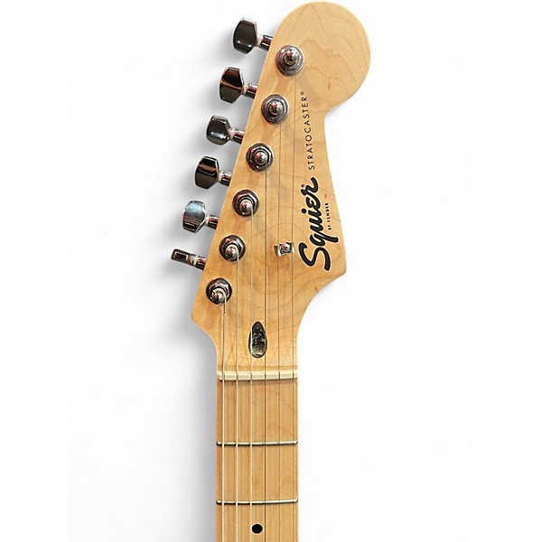 Used Squier Sonic Stratocaster Black Solid Body Electric Guitar