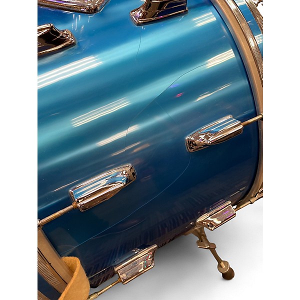 Used TAMA 3 Piece Vintage 80's Imperialstar 3 Piece Blue Drum Kit
