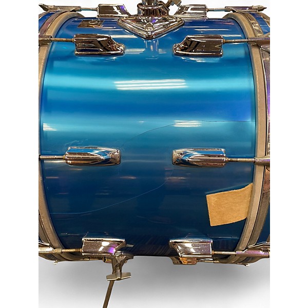 Used TAMA 3 Piece Vintage 80's Imperialstar 3 Piece Blue Drum Kit