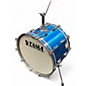 Used TAMA 3 Piece Vintage 80's Imperialstar 3 Piece Blue Drum Kit