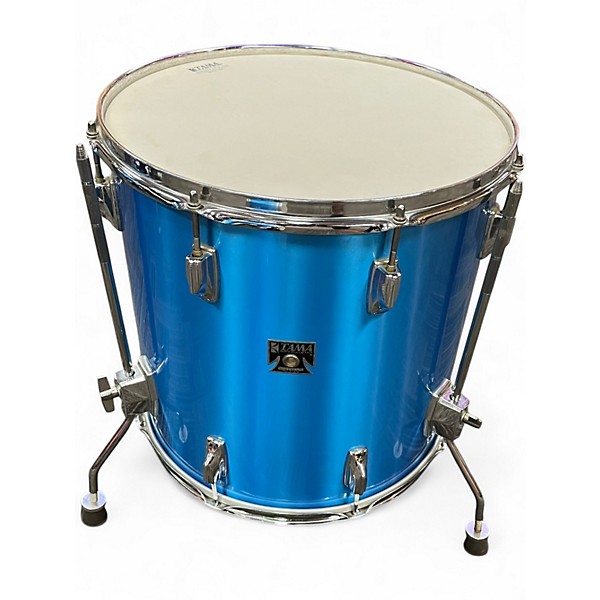 Used TAMA 3 Piece Vintage 80's Imperialstar 3 Piece Blue Drum Kit