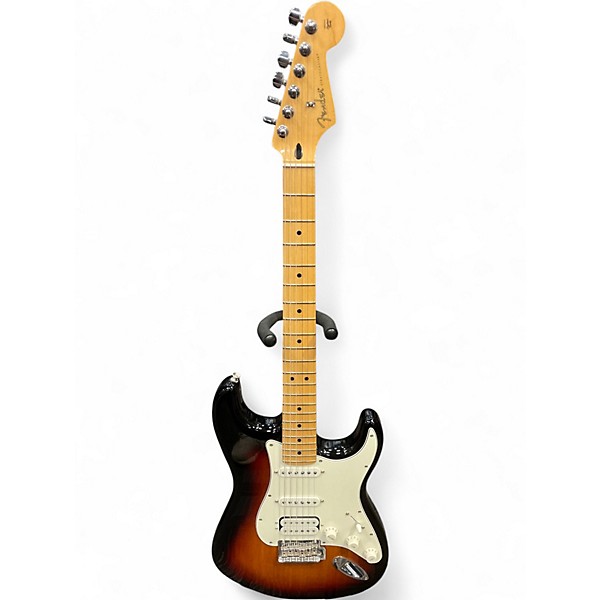 Used Fender Player Stratocaster HSS 3 Tone Sunburst Solid Body Electric Guitar