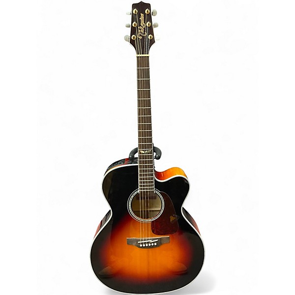 Used Takamine GJ72CE 2 Tone Sunburst Acoustic Electric Guitar