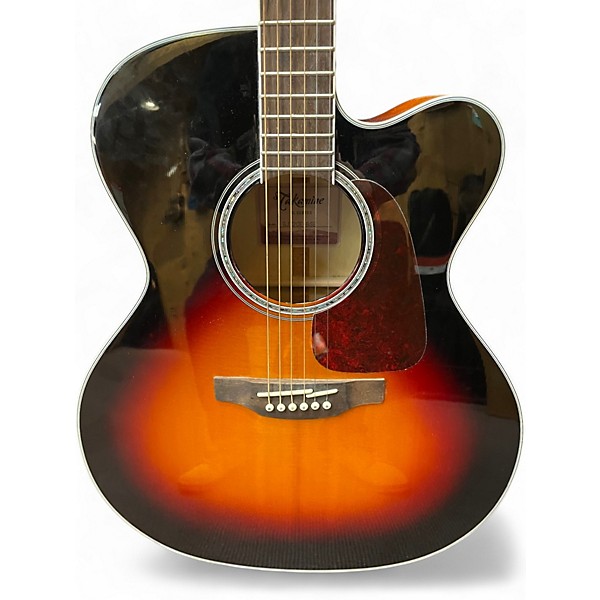 Used Takamine GJ72CE 2 Tone Sunburst Acoustic Electric Guitar