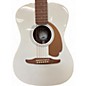 Used Fender Malibu CE Olympic White Acoustic Electric Guitar