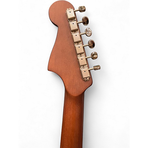 Used Fender Malibu CE Olympic White Acoustic Electric Guitar