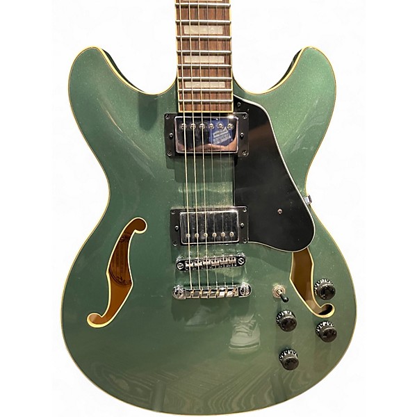 Used Ibanez AS73 Artcore Emerald Green Hollow Body Electric Guitar