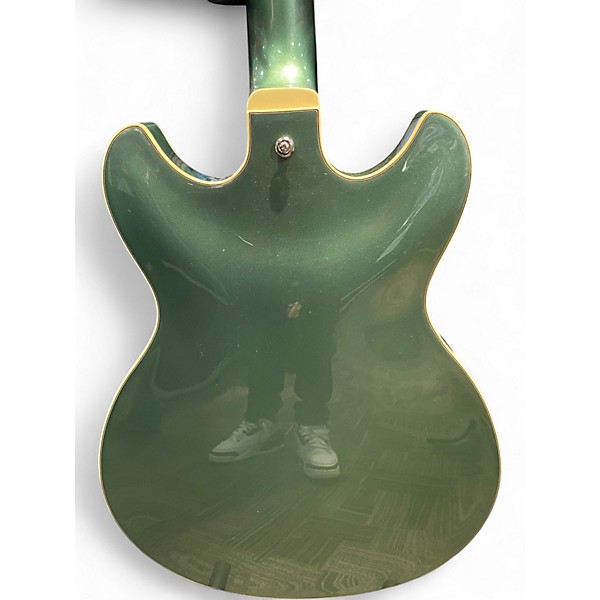 Used Ibanez AS73 Artcore Emerald Green Hollow Body Electric Guitar