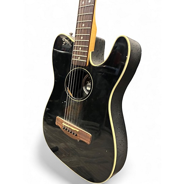 Used Fender Telecoustic Black Acoustic Electric Guitar