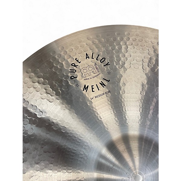 Used MEINL 24in pure alloy medium ride Cymbal