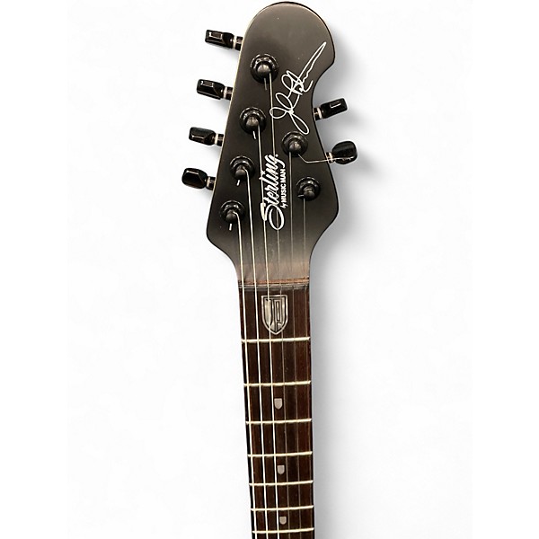 Used Sterling by Music Man  John Petrucci JP60 STEALTH BLACK Solid Body Electric Guitar