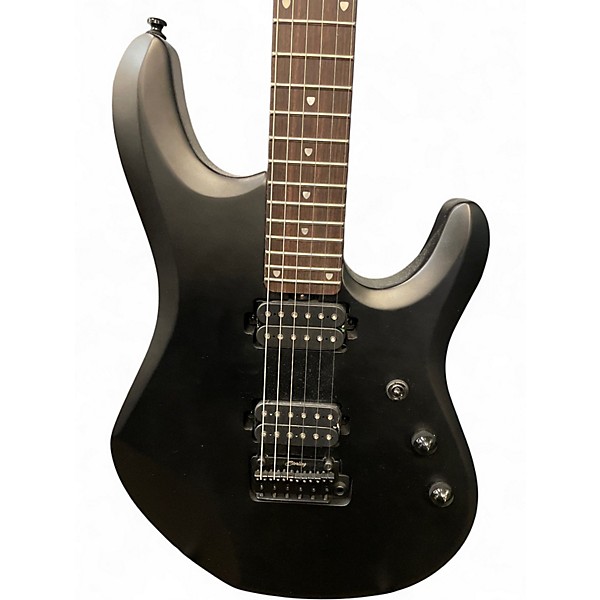 Used Sterling by Music Man  John Petrucci JP60 STEALTH BLACK Solid Body Electric Guitar