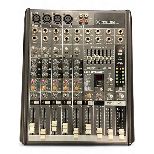 Used Mackie PROFX8 Unpowered Mixer