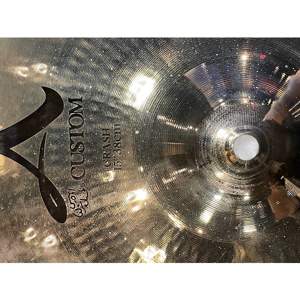 Used Zildjian 15in A Custom Crash Cymbal