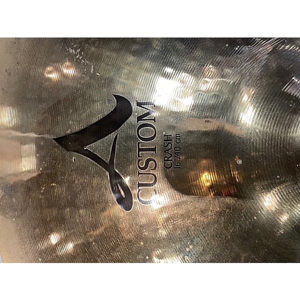 Used Zildjian 16in A Custom Crash Cymbal
