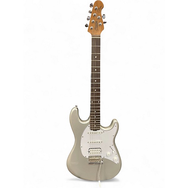 Used Sterling by Music Man Cutlass CT50 HSS Silver Sparkle Solid Body Electric Guitar
