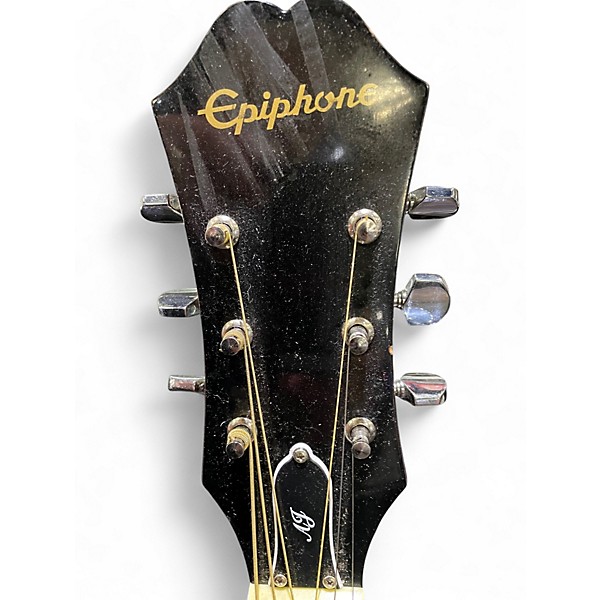 Used Epiphone AJ100CE Natural Acoustic Electric Guitar