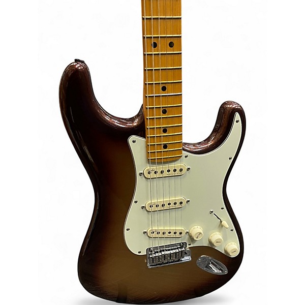 Used 2022 Fender American Ultra Stratocaster Mocha Burst Solid Body Electric Guitar