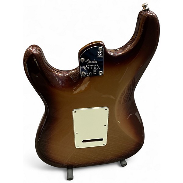 Used 2022 Fender American Ultra Stratocaster Mocha Burst Solid Body Electric Guitar